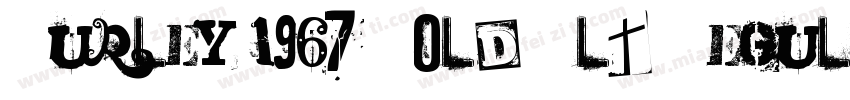 Hurley 1967 Bold Alt Regular字体转换